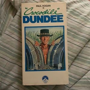 croc dundee vhs